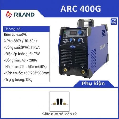 Máy hàn que RILAND ARC 400G (380V)